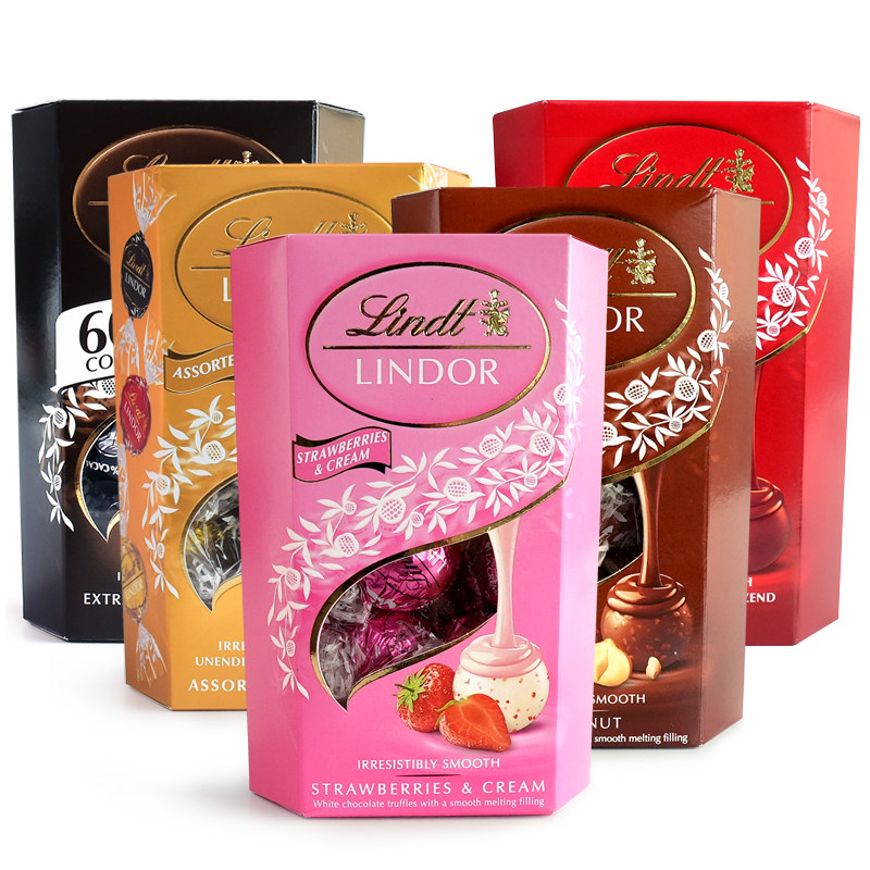 Lindor瑞士莲巧克力软心球200g黑白牛奶年货礼盒进口零食喜糖送礼,淘宝优惠券,粉丝福利购,淘宝优惠卷