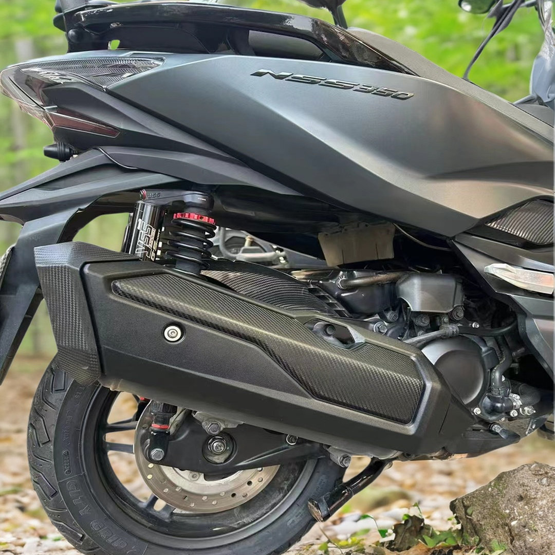 适用佛沙350改装排气罩NSS350防烫隔热罩消声器外壳保护罩装饰罩,淘宝优惠券,粉丝福利购,淘宝优惠卷