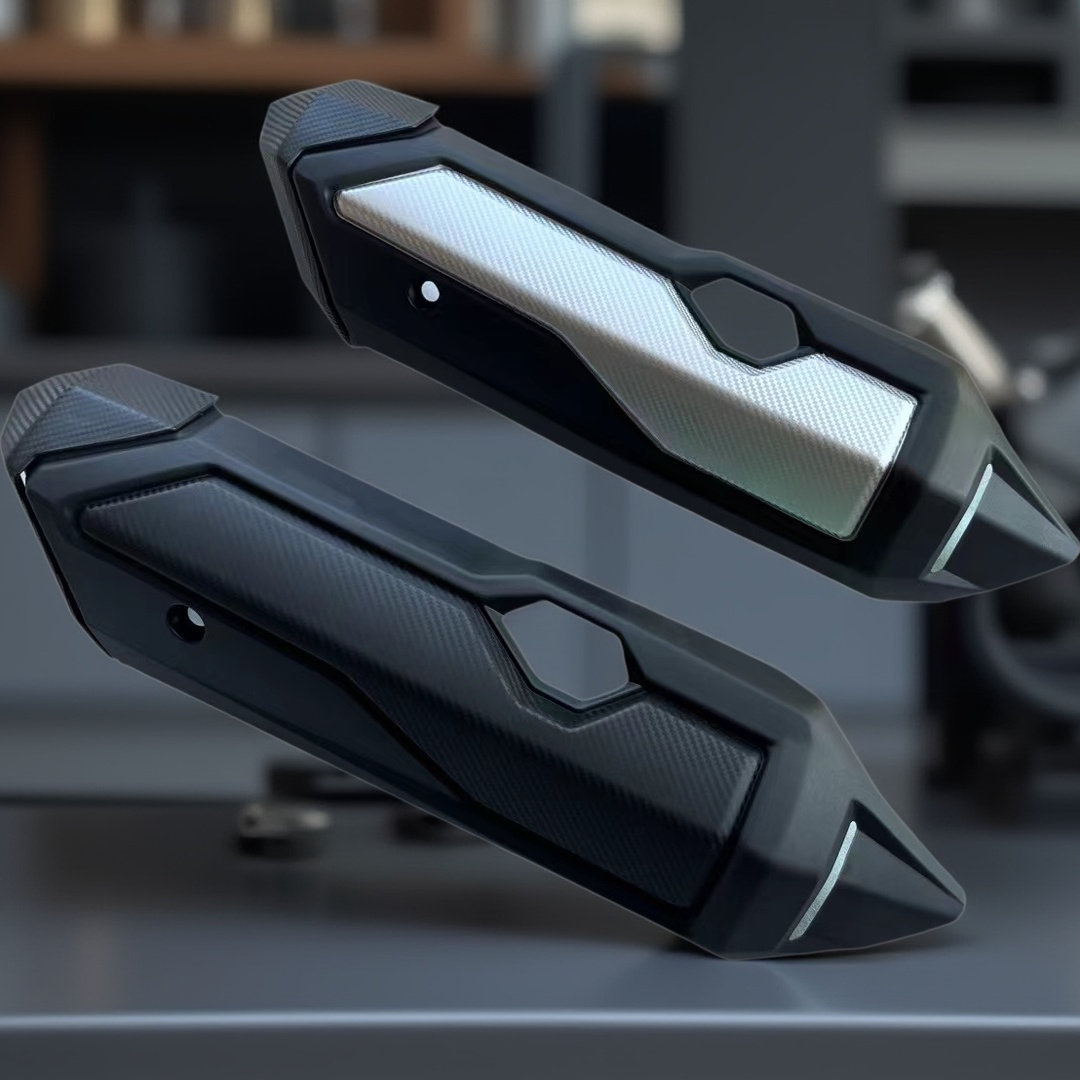 适用佛沙350改装排气罩NSS350防烫隔热罩消声器外壳保护罩装饰罩,淘宝优惠券,粉丝福利购,淘宝优惠卷