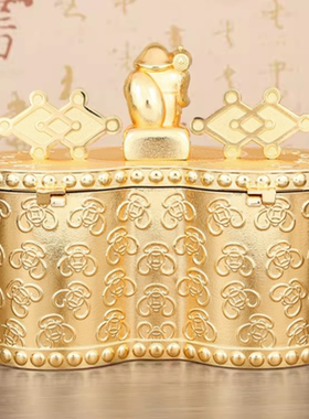 李居明2025蛇年胜利大财箱摆件