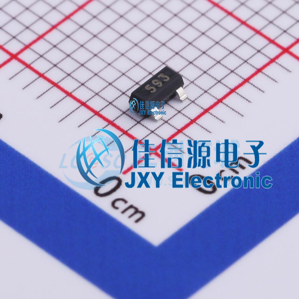 BJT三极管 FMMT593TA DIODES(美台) SOT-23-3 1A100V丝印593(5只) - 图0
