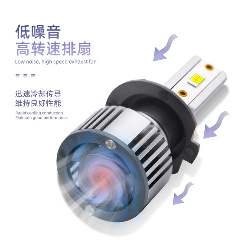 海华特激光LED汽车大灯h4 h7超亮聚光h11 9006 9012 9005白光大灯 - 图0