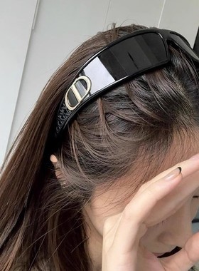 2025新款未来感CD未来感发箍墨镜女高级感护目镜太阳眼镜防紫外线