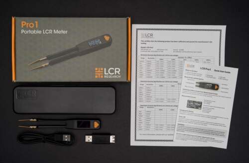 LCR Pro1 支持电脑通讯的镊子式 LCR 电桥 电容电阻电感测试 - 图2