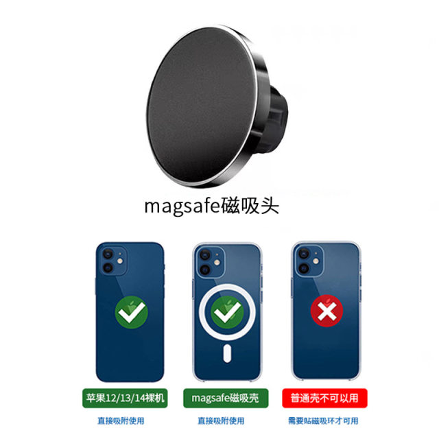 Magnetic magsafe bracket 17mm ball head base