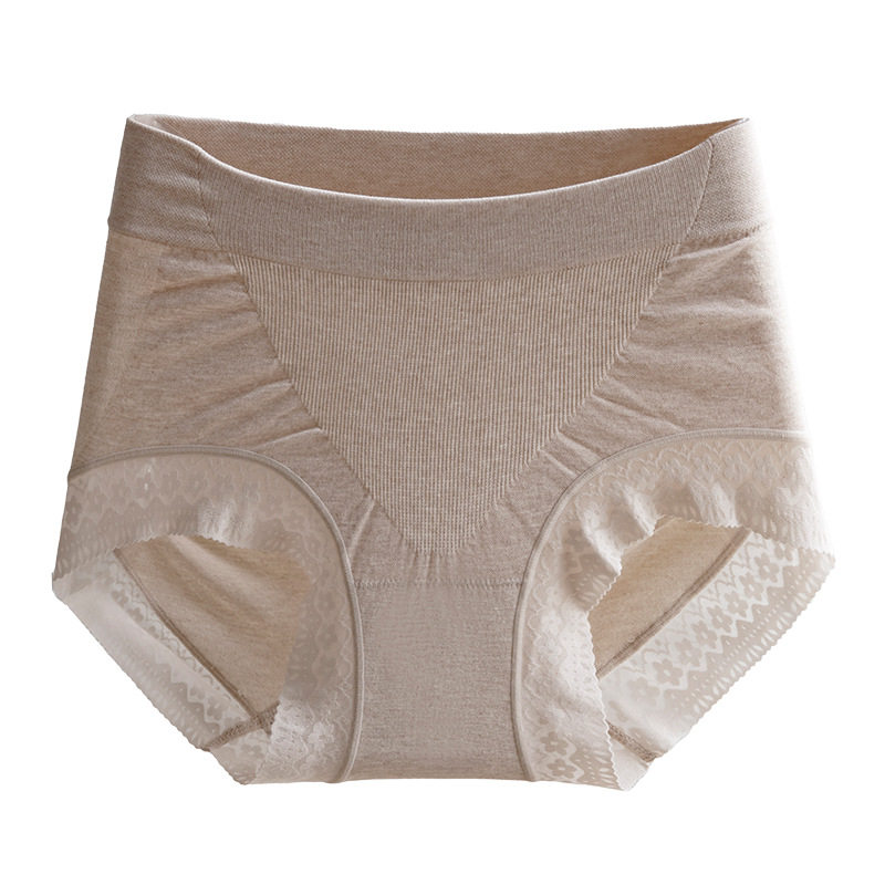 2条装|中高腰收腹提臀大码内裤100A抗菌桑蚕丝底档无痕包臀底裤,淘宝优惠券,粉丝福利购,淘宝优惠卷