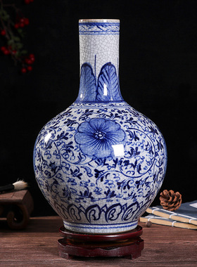 陶瓷陶瓷花瓶新中式装饰摆件饰品