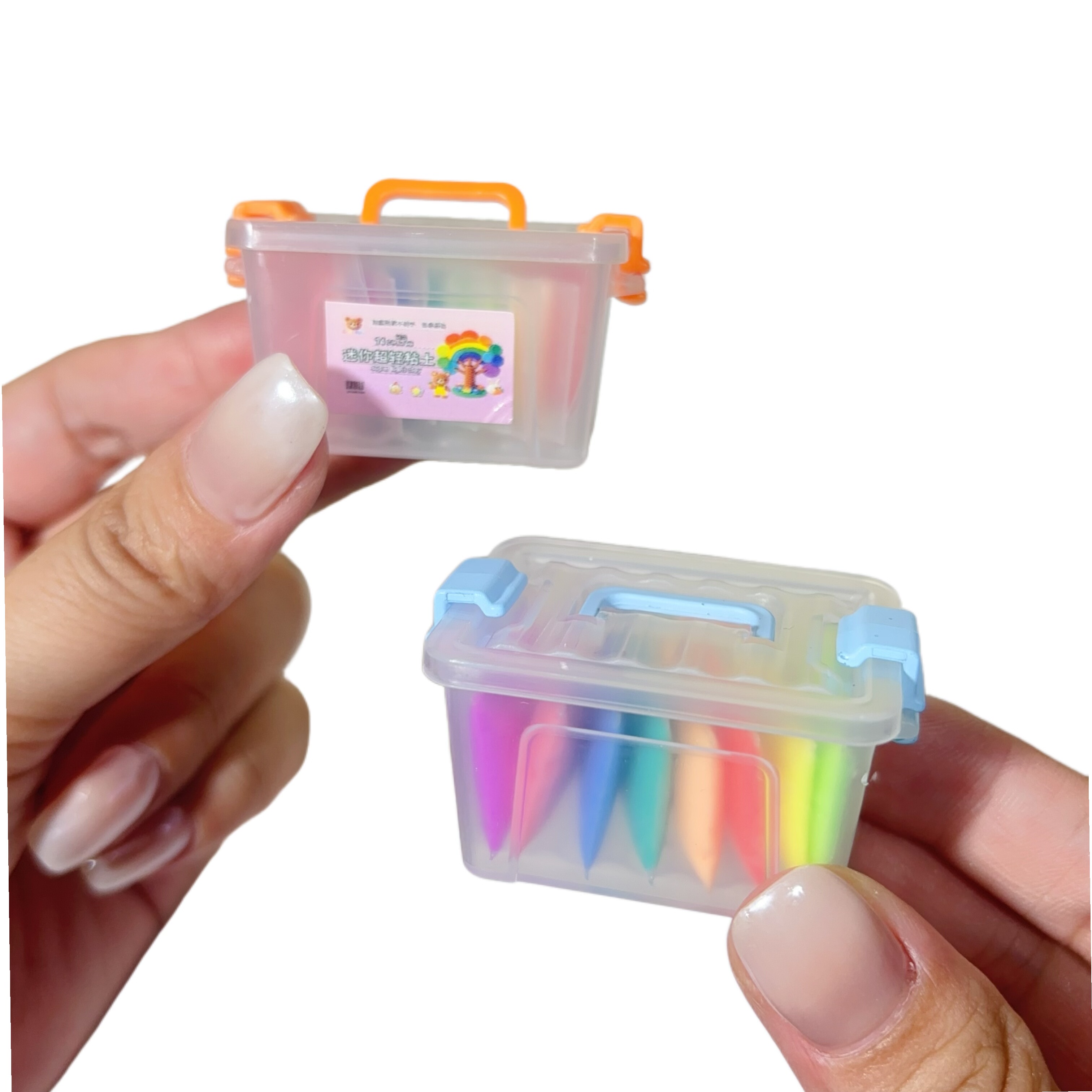 迷你8色超轻粘土盒装模型 微缩场景配件 小布bjd 娃屋摆设 不可玩,淘宝优惠券,粉丝福利购,淘宝优惠卷