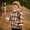Cotton hall plaid coat 2024 new autumn and winter style