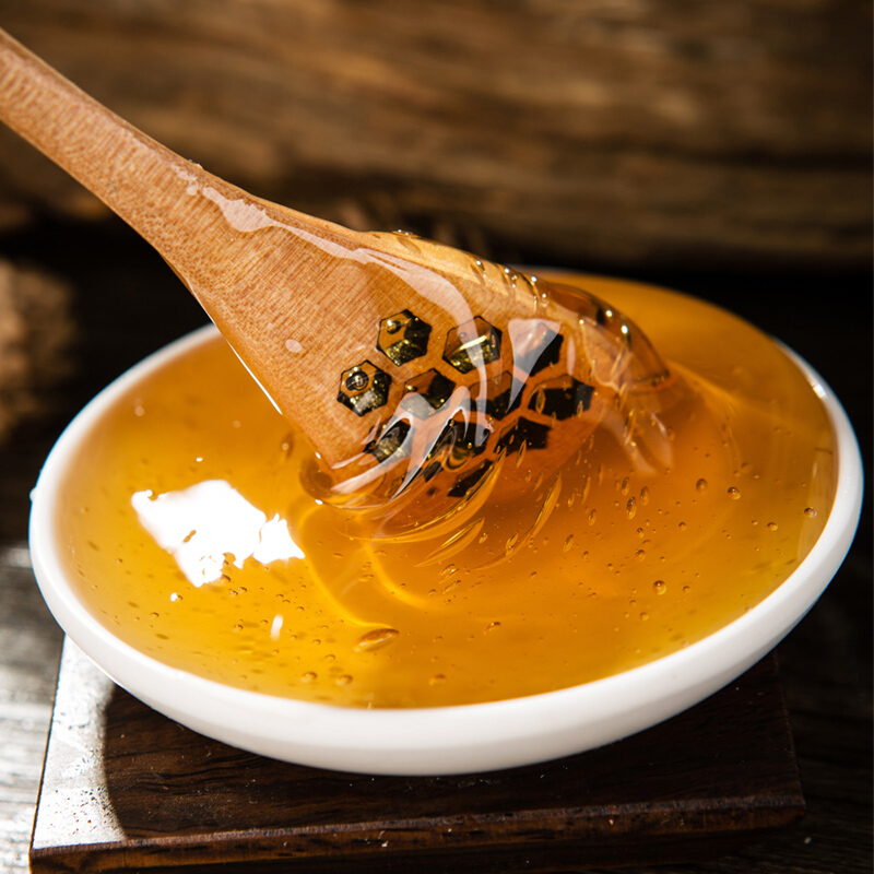 百花官方旗舰店中华老字号百花荆花蜂蜜纯580g蜂蜜成熟蜜峰蜜2