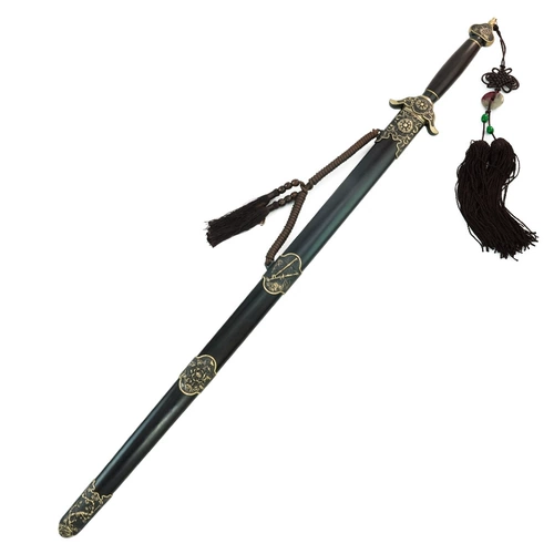 Лонгкваан Ян от меча Тайцзи Бодхи из нержавеющей стали тату