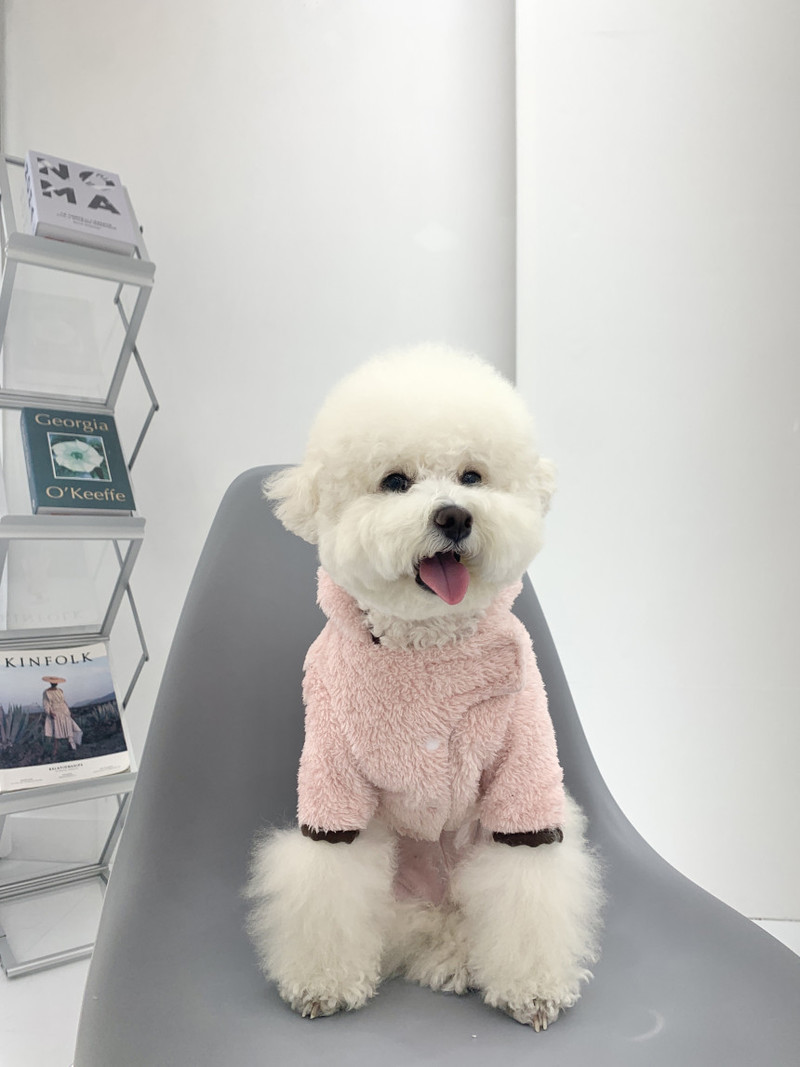 「Lazy Pet」韩国代购宠物狗秋冬保暖舒适可爱泰迪熊耳朵毛绒外套