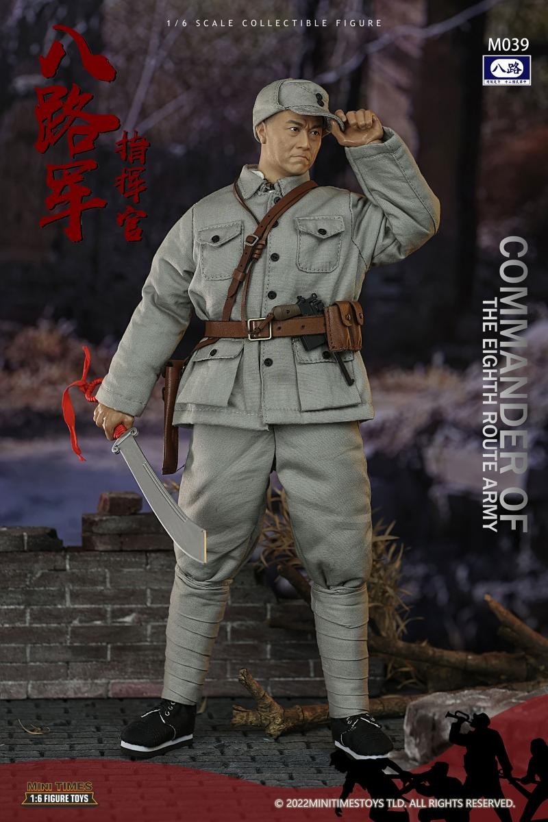 现货minitimes toys 1/6兵人 M039八路军指挥官李云龙可动人偶-图1