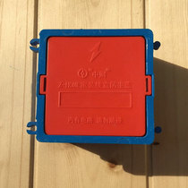 Medium Finance Accessories Wire Box Protection Cover PVC Dust Cover Red 86 Inner Cover Plate Panel Plastic Red Cover