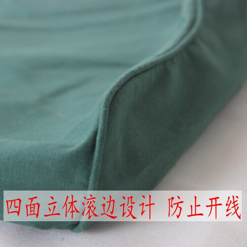 正品军绿色枕头套 橄榄绿色枕套 新式枕头套枕头套海蓝枕套包邮 - 图0