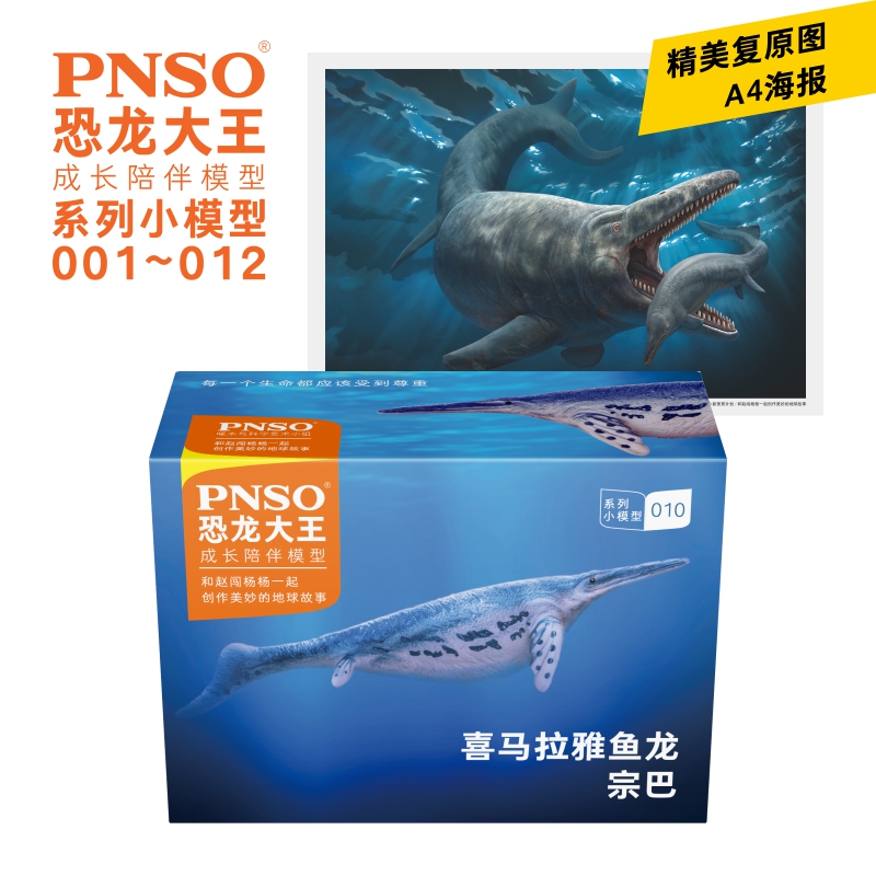 PNSO小恐龙儿童玩具恐龙大王成长陪伴模型001~012侏罗纪霸王龙PVC-图2