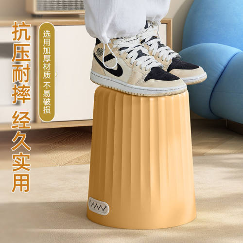 贝凯鲨鱼牙垃圾桶家用大号简约厨房卧室卫生间免压圈无盖收纳桶 - 图3