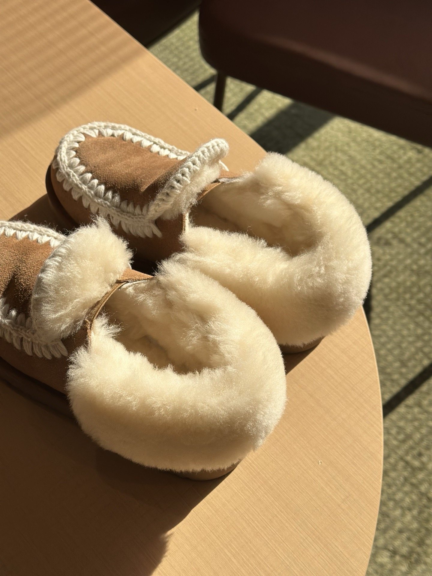 澳洲Auspecia羊皮毛一体雪地靴女钩线羊毛便鞋冬季新款外穿豆豆鞋,淘宝优惠券,粉丝福利购,淘宝优惠卷