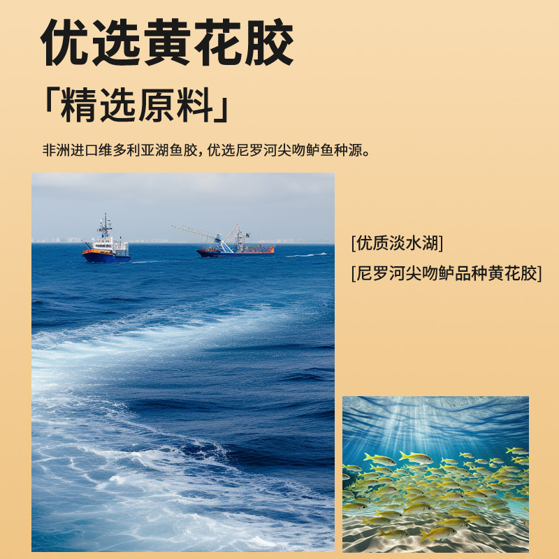 鱼胶礼盒】北京同仁堂鱼胶300g黄花鱼胶干货送礼正品非即食花胶 - 图1