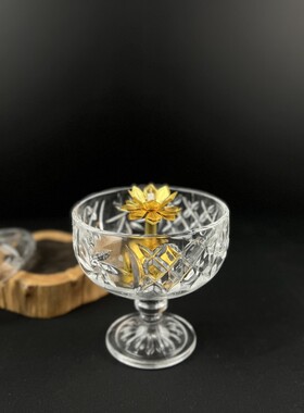 聚善缘玻璃水果碗水果盘小精致