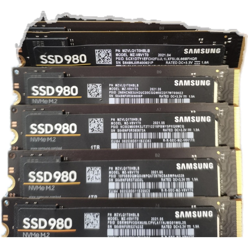 980 1t 三星 固态硬盘 ssd nvme pcie m.2 笔记本电脑 台式机拆机 - 图0