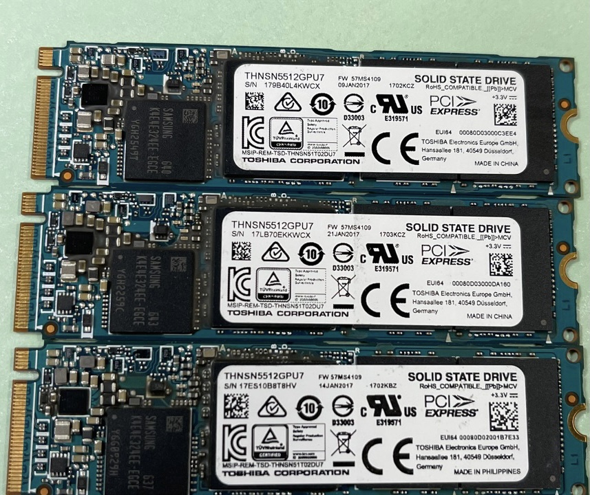 xg3 512g 东芝 ssd nvme pcie m.2 固态硬盘 2280 mlc - 图0