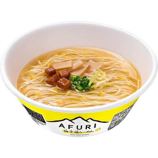 Nissin AFURI Yuzu Salt Cup Noodles Non-Fried