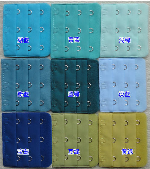 Stainless steel bra extension buckle 3-breasted back buckle buckle