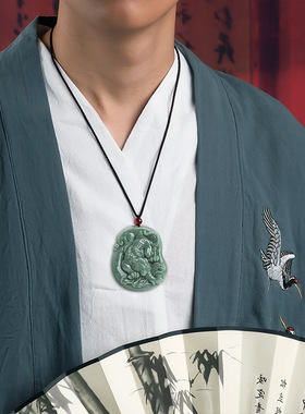 正品翡翠神威生肖虎玉石