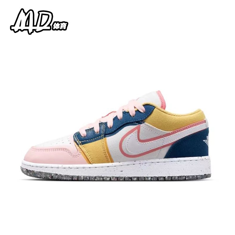 耐克NIKE Air Jordan 1 Low(GS)AJ1粉白低帮休闲板鞋 DV1323-100-图3