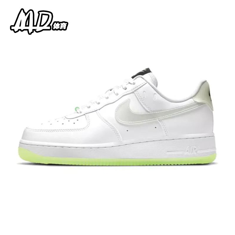 耐克NIKE Air Force1AF1空军一号笑脸女子低帮休闲板鞋CT3228-100 - 图3