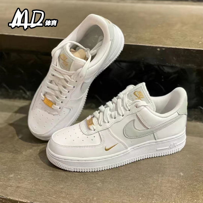 耐克NIKE Air Force1AF1空军一号迷你钩绿豆灰低帮板鞋CZ0270-106 - 图1