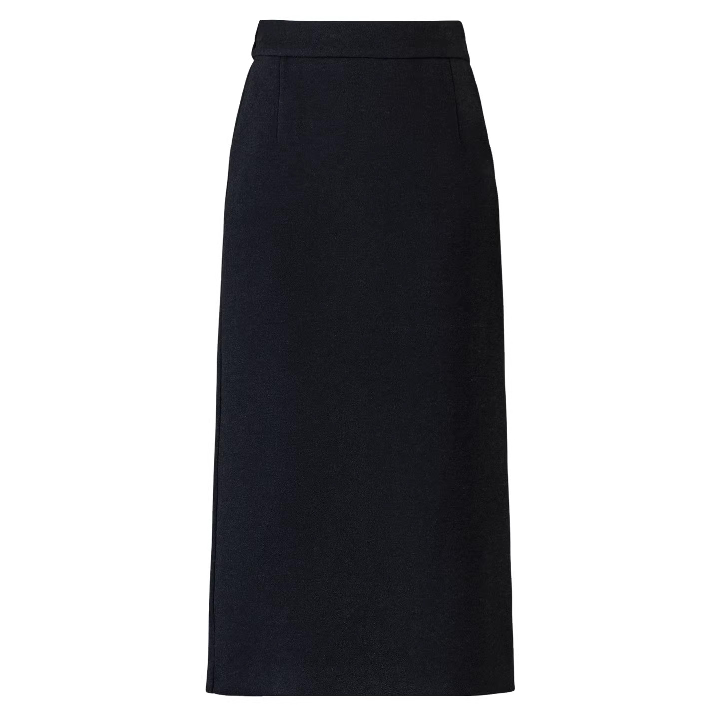 后松紧腰灰色羊毛呢半身裙女春秋款2026新款中长高腰开叉包臀半裙,淘宝优惠券,粉丝福利购,淘宝优惠卷