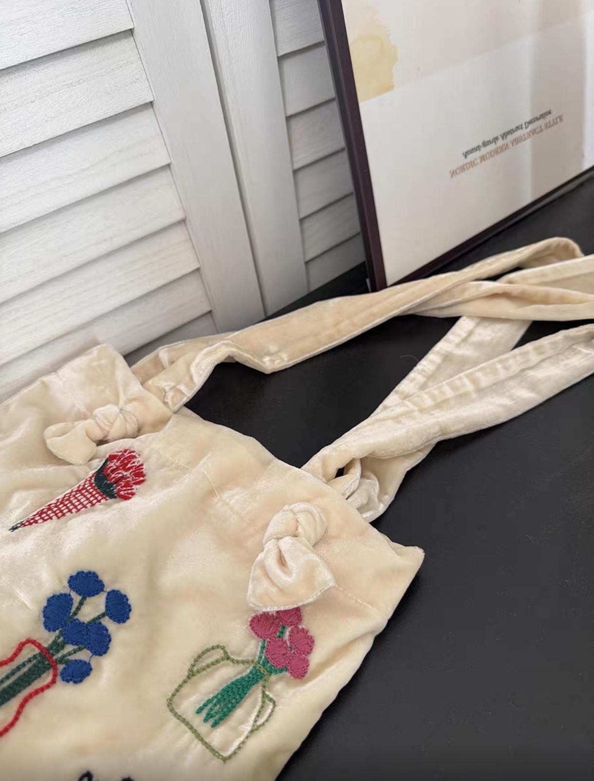 「现货」一袋子插花 两背式刺绣重工丝绒小包袋单肩包刺绣手袋,淘宝优惠券,粉丝福利购,淘宝优惠卷