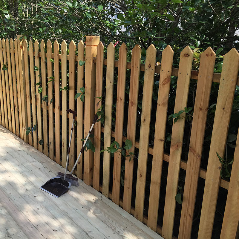 促花园防腐木栅栏隔断室内外围栏实木网格庭院扶手篱笆阳台护栏销