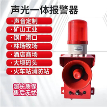 SOUND AND LIGHT ALARM 220v INDUSTRIAL HIGH POWER WATERPROOF VOICE BROADCAST Hoist Machinery Marine Integrated Horn 12v