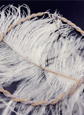 双股水晶意大利欧美项链