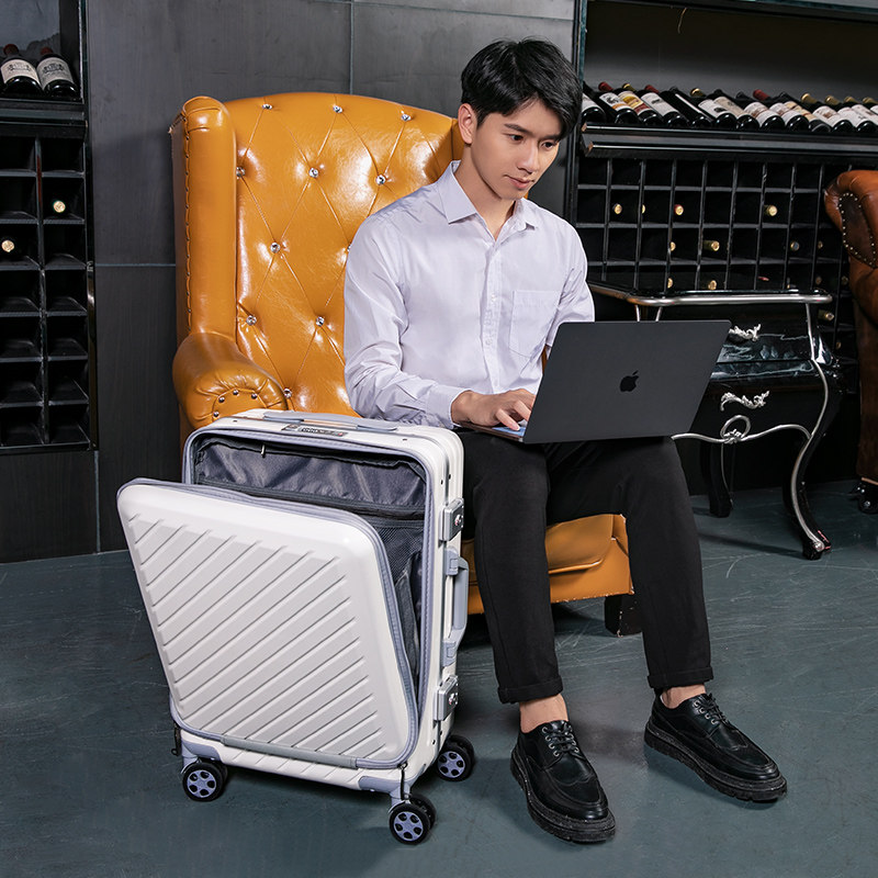 前置女24寸小型20电脑登机拉杆箱子 zefer旅行箱