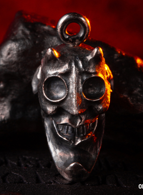 天线恶魔吊坠瘟疫医生银男女通用