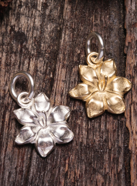 现货COMETRUE格桑雪莲花吊坠