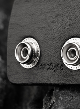 国内现货高山隆十字复古风皮手镯