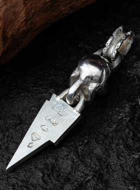 国内现货高山隆骷髅吊坠项链