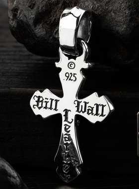 BWLr三鎏金紫水晶十字架吊坠