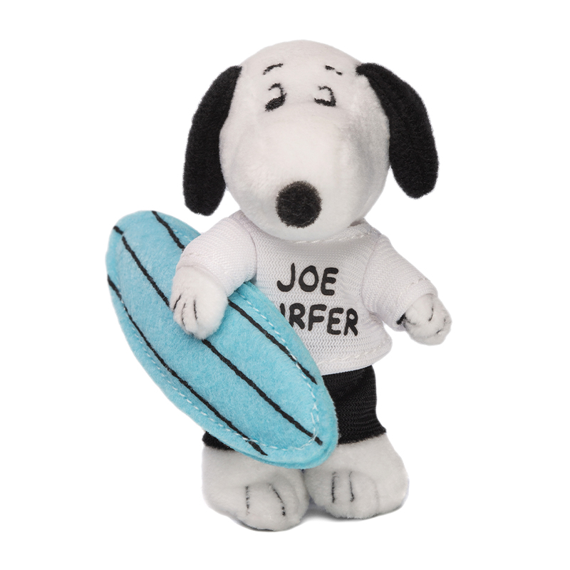 【现货】史努比夏威夷限定Snoopy黑皮富兰克林查理冲浪挂件玩偶 - 图3