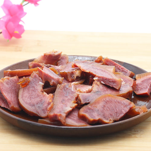 猪头肉熟食手撕肉干酱猪脸猪香肠粉松即食零食500g两件包邮营养带 - 图2