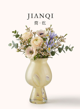 JIANQI·简汔·花瓶中古琉璃花器