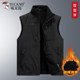 Woodpecker autumn and winter men's polar fleece vest jacket