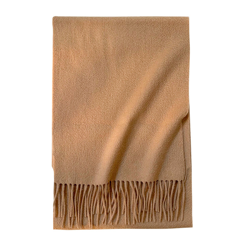 殿堂级！a尔b斯纯山羊绒围巾冬季女水波纹情侣窄版纯色保暖围脖,淘宝优惠券,粉丝福利购,淘宝优惠卷