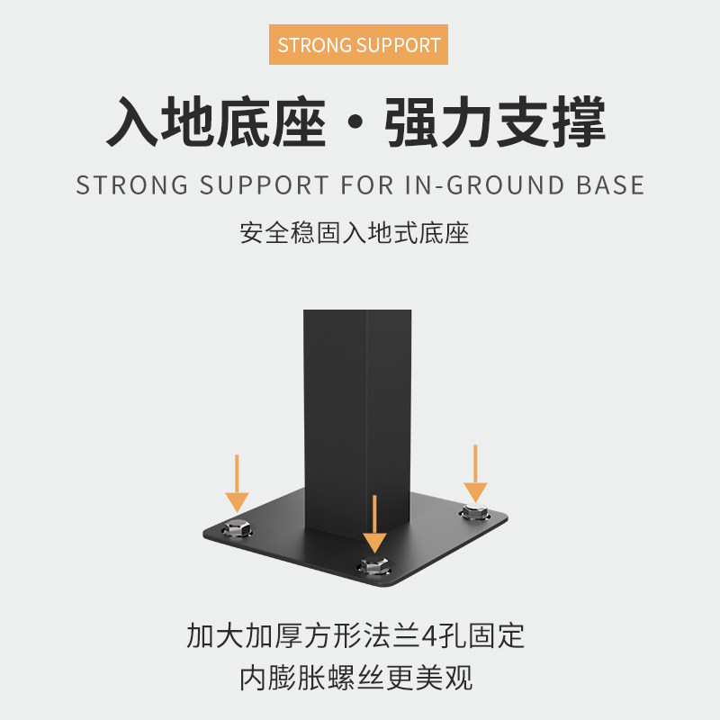 舞蹈把杆固定式地面打孔单双层舞蹈教室舞蹈房专用练功专业压腿杆