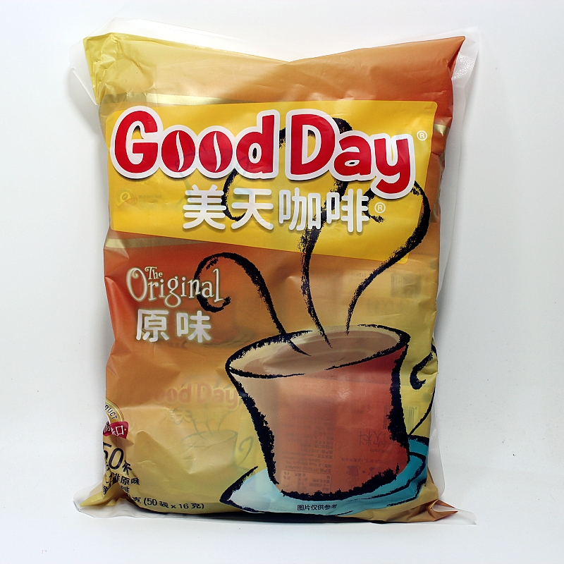 包邮印尼goodday美天速溶咖啡2款味道800g摩卡原味印尼咖啡好日子-图0